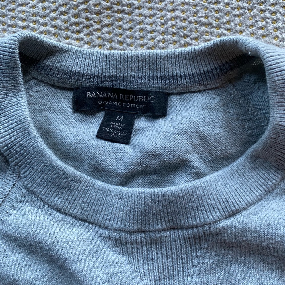 Grey Banana Republic Organic Cotten Sweater